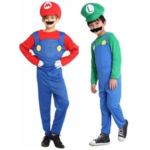 Mario Halloween Cosplay Costume for Men M - L Sizes Available - NWT - Picture 5 of 6